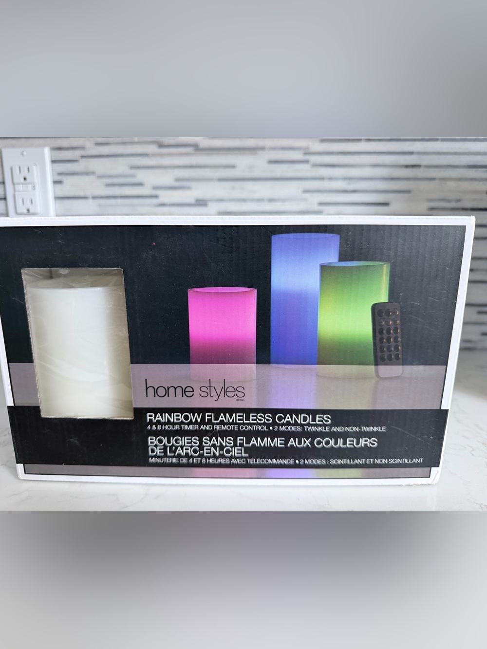LED Flameless Color-Changing Candles with Remote - Multi-Color - Picture 4 of 4